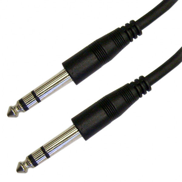 1/4" TRS (Male) to 1/4" TRS (Male) 6' Cable