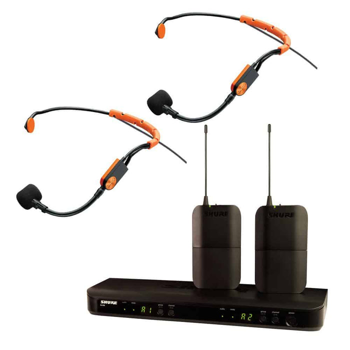 Shure BLX Dual Wireless System with SM31FH Headset Microphones for  Team-Teaching