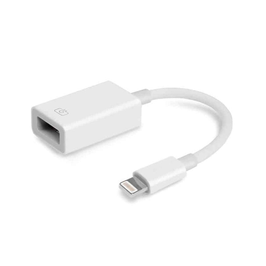 USB to Lightning - iPhone iPad Adapter USB Female OTG Data Sync Cable ...