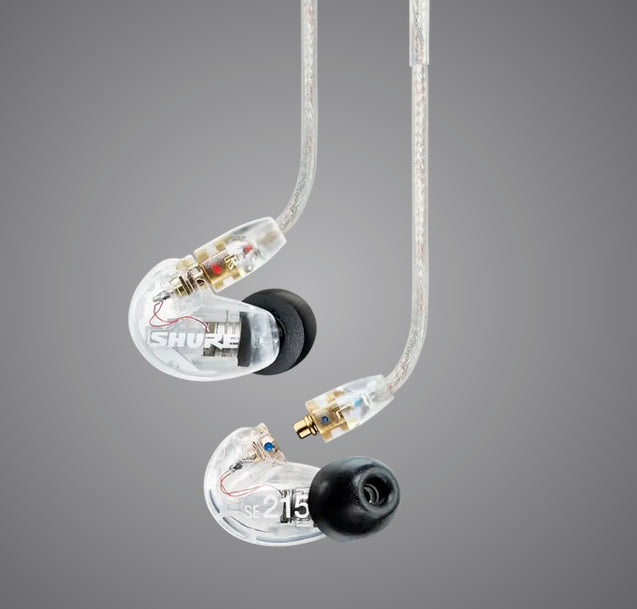 Shure Sound Isolating Earphones SE215 Black or Clear — AV Now Fitness Sound