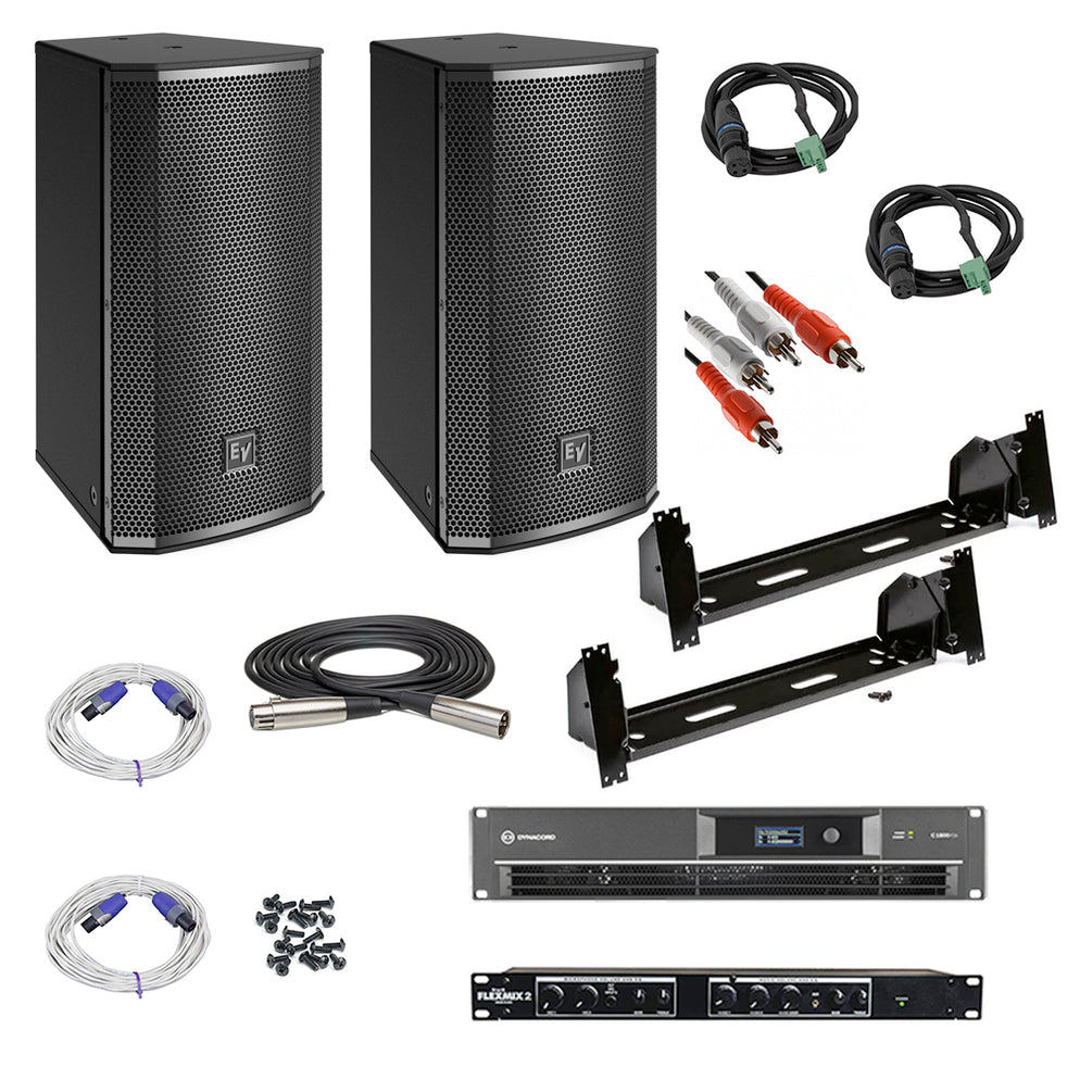 Sound System Upgrade Kit - Two Speakers Version — AV Now Fitness Sound